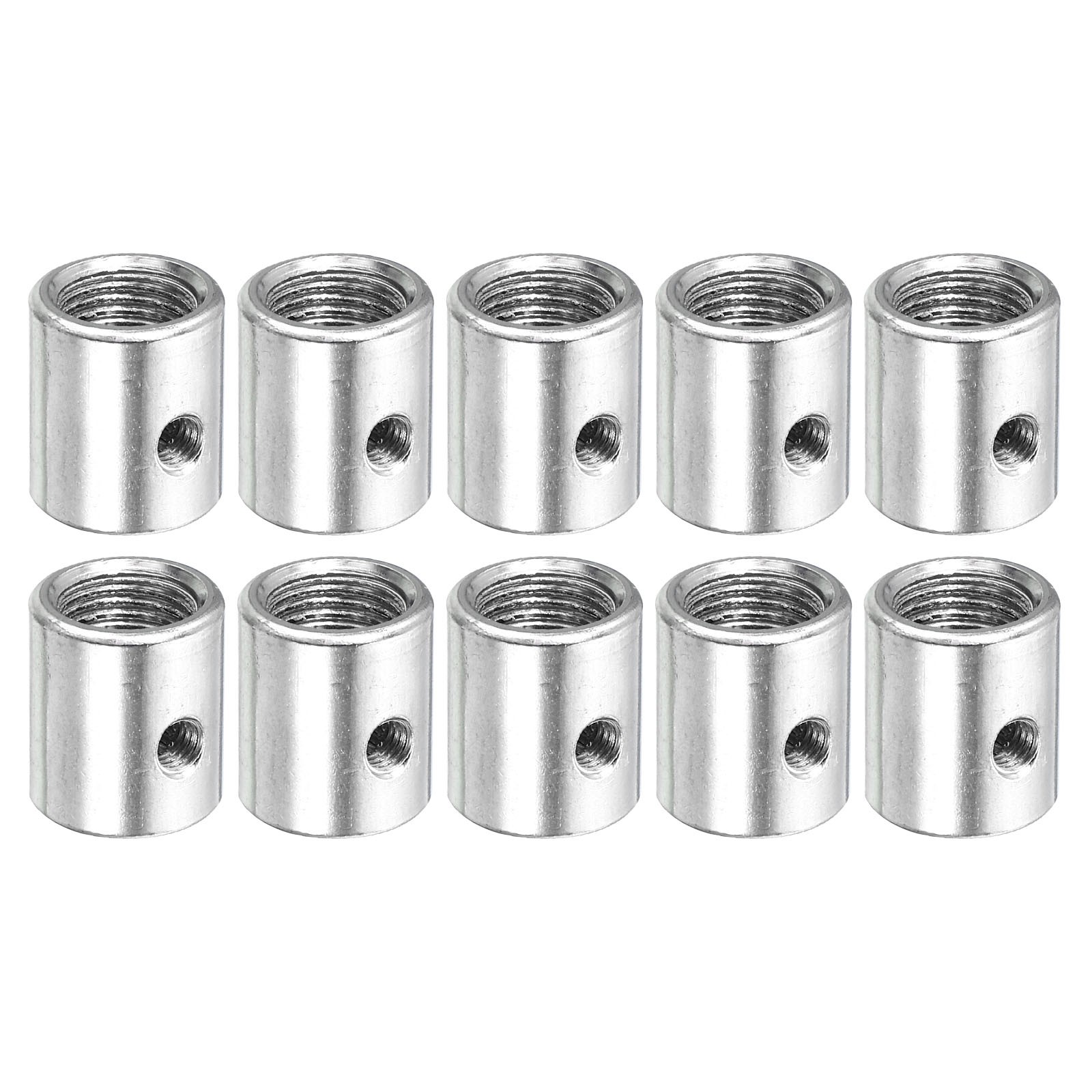 10pcs Round Coupling Nut M10 to M8 Adapter Screw Thread Convert Sleeve Connector
