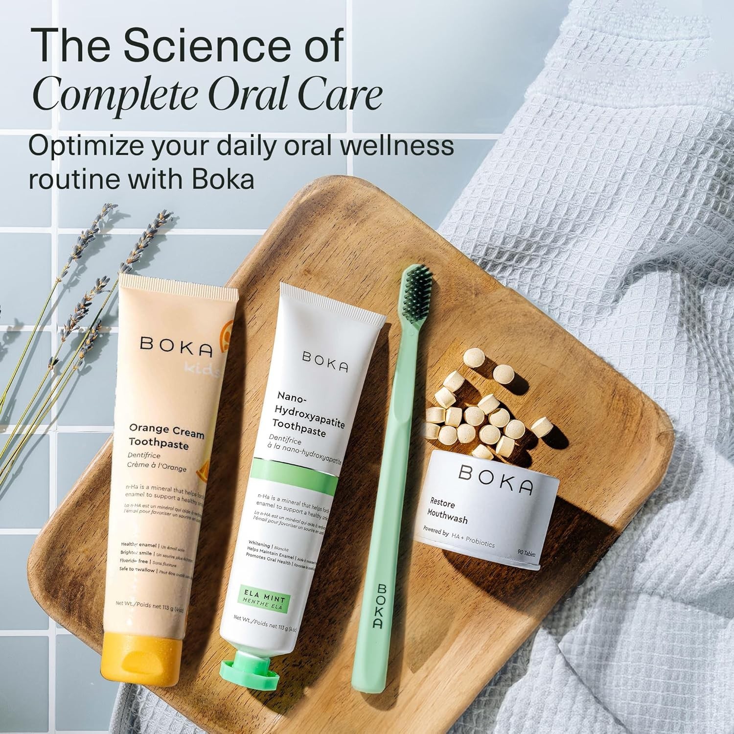 Boka Fluoride Free Toothpaste - Nano Hydroxyapatite, Remineralizing, Sensitive T