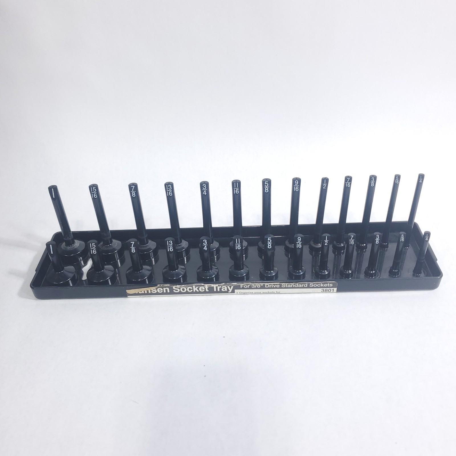 Hansen Socket Tray 1/4" Drive SAE Deep Shallow 1401