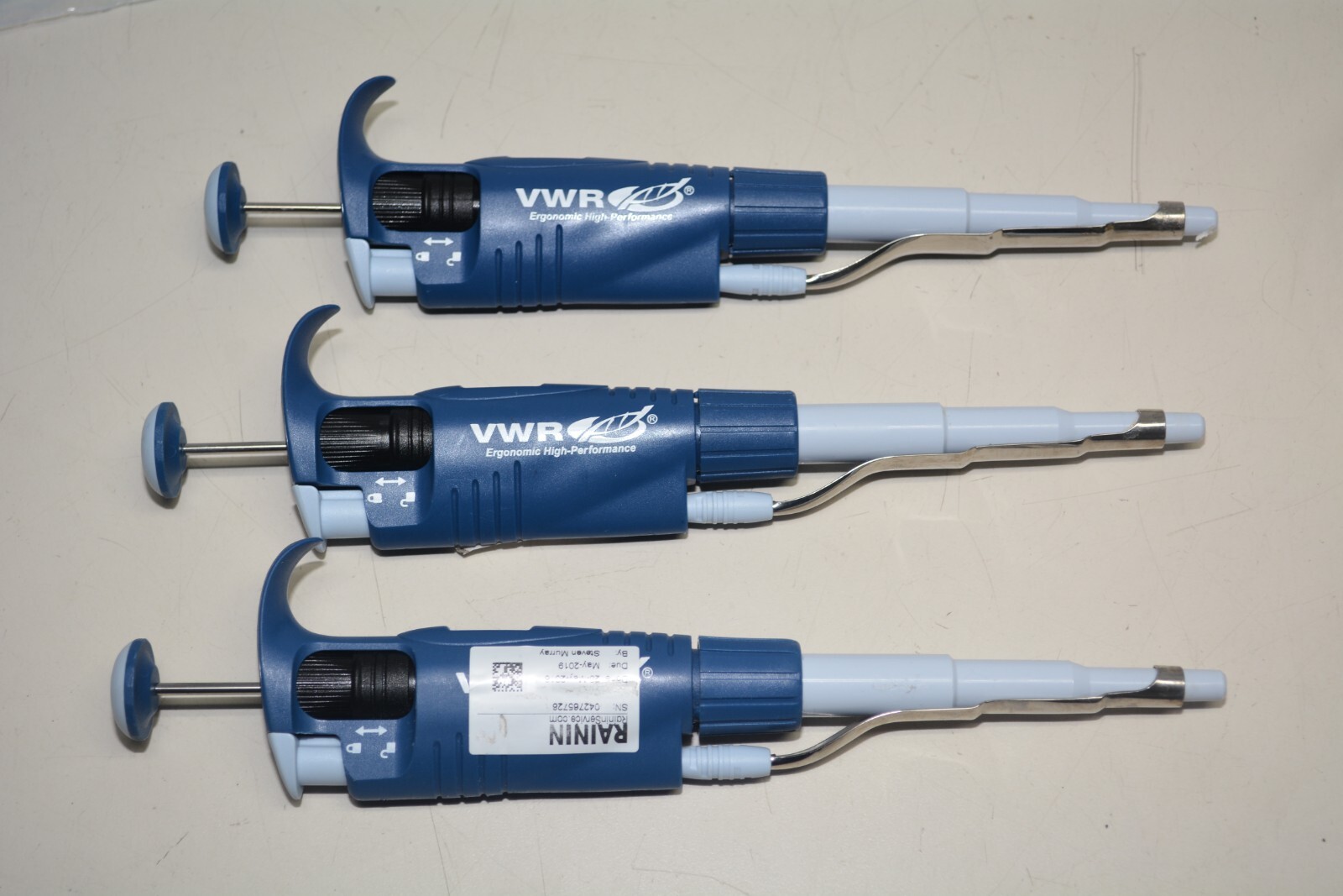 Lot 3x VWR Ergonomic high-performance Pipette 100-1000 uL #W3086