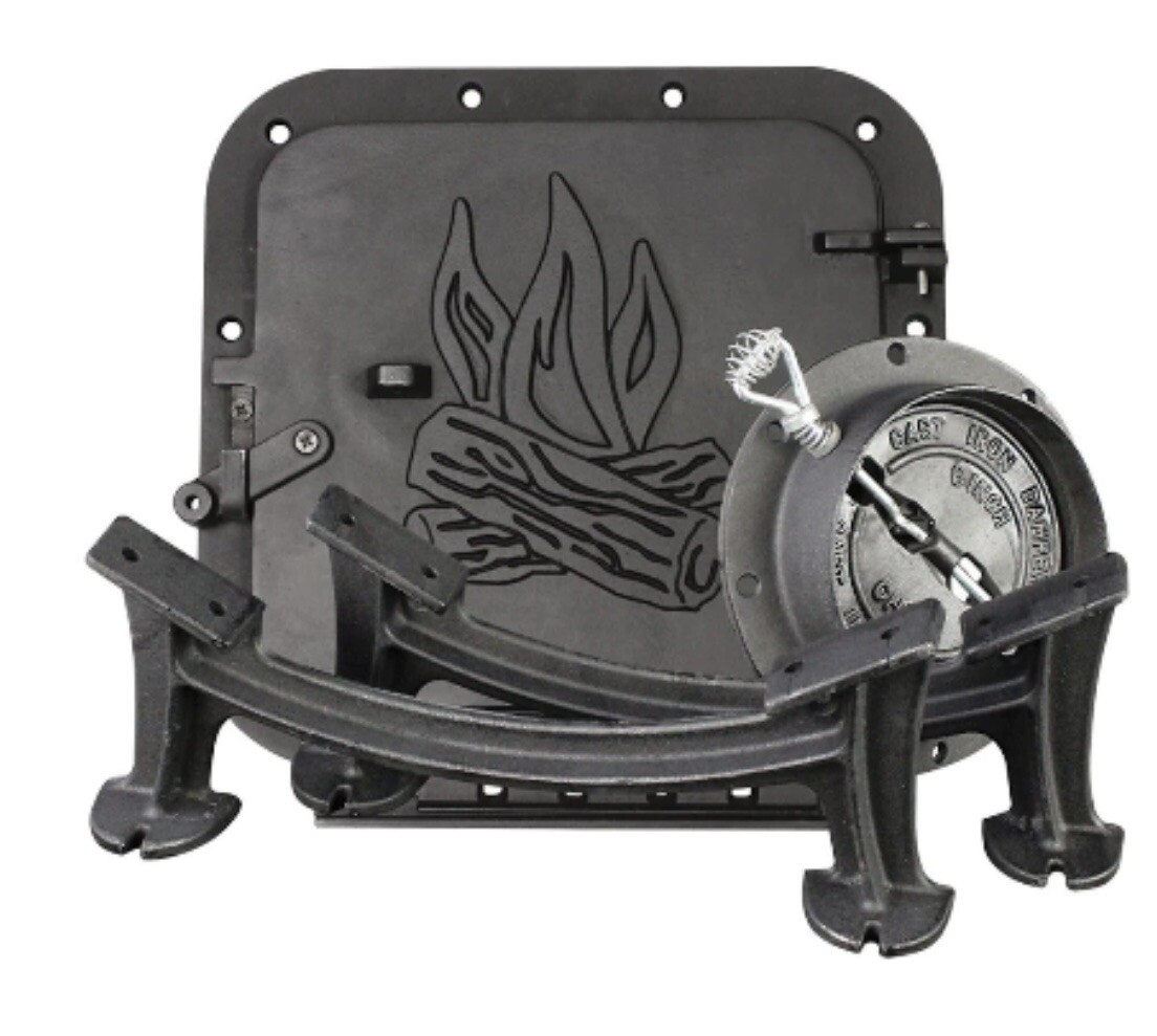 cast-iron barrel stove adapter kit
