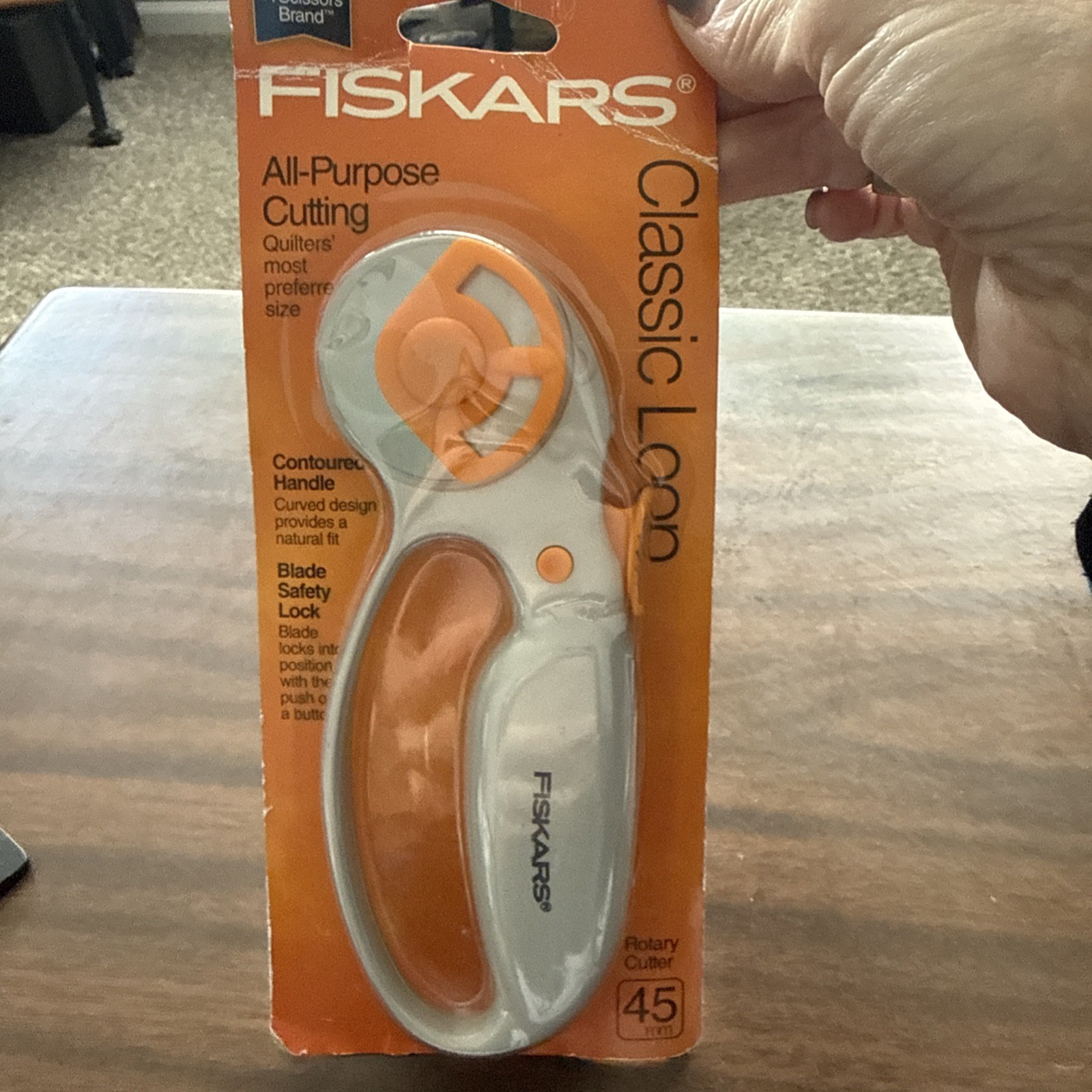 Fiskars rotary Cutter 45MM Classic Loop All-Purpose Cutting Tool +new Blade NOS