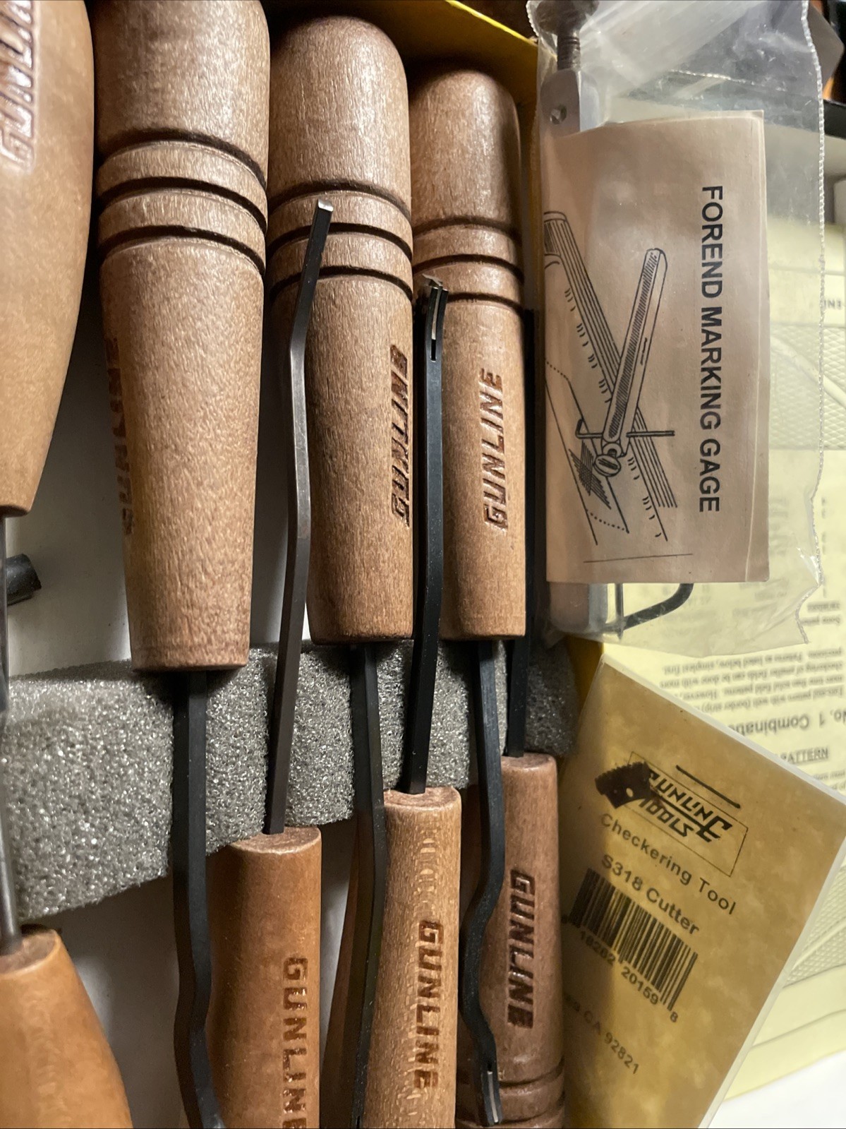 gunline checkering tools