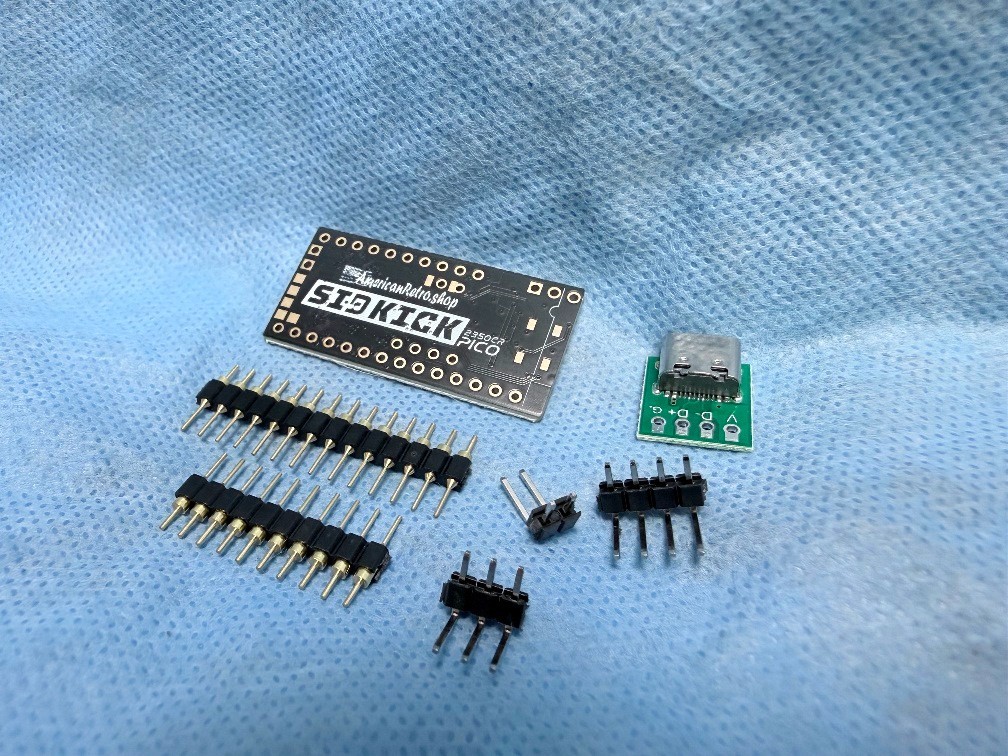 SIDKick Pico DAC 2350 Commodore 64 and 128 (C64 / C128) MOS SID 6581 / 8580 Kit