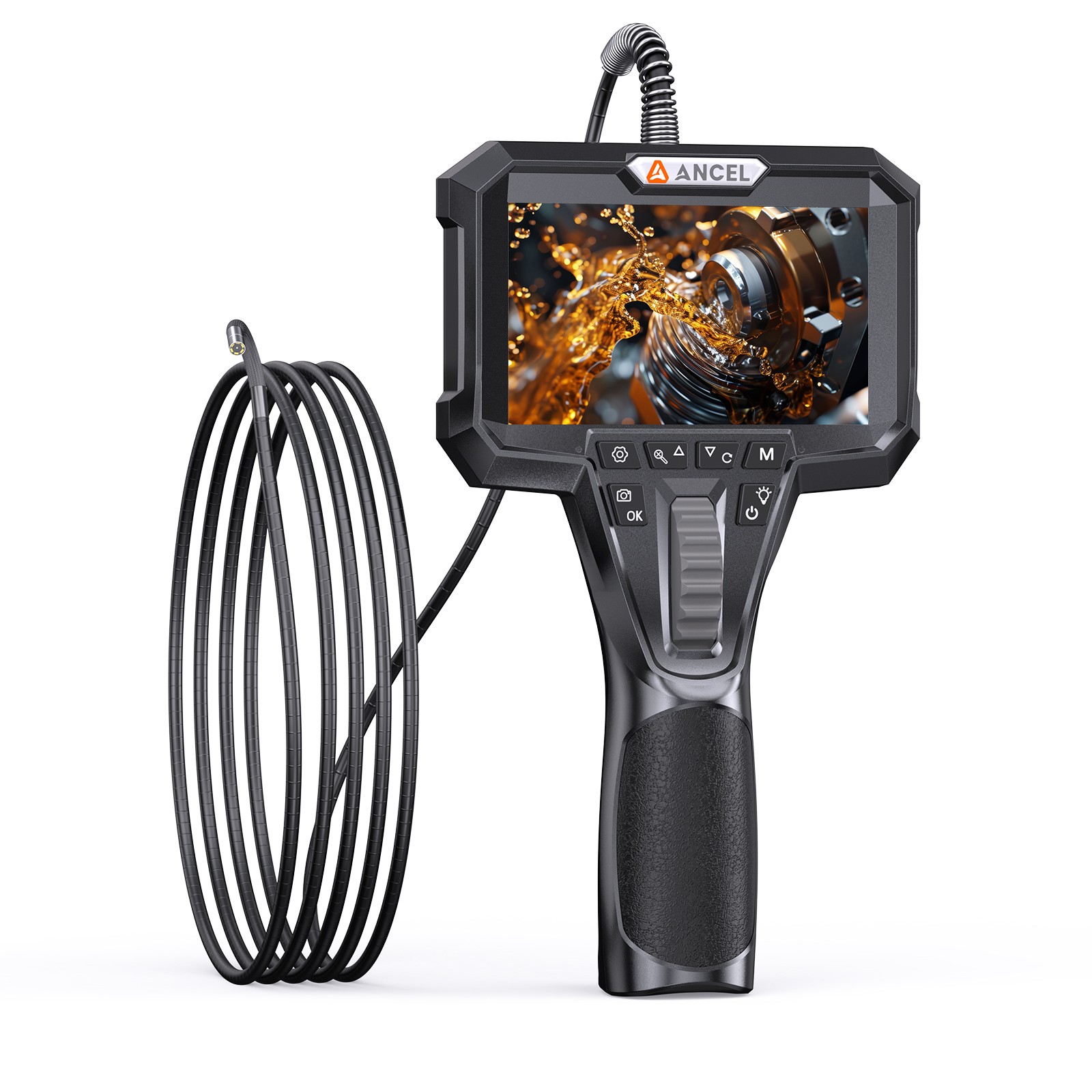 Industrial Articulating Endoscope Camera 1080P HD Inspection Borescope Camera