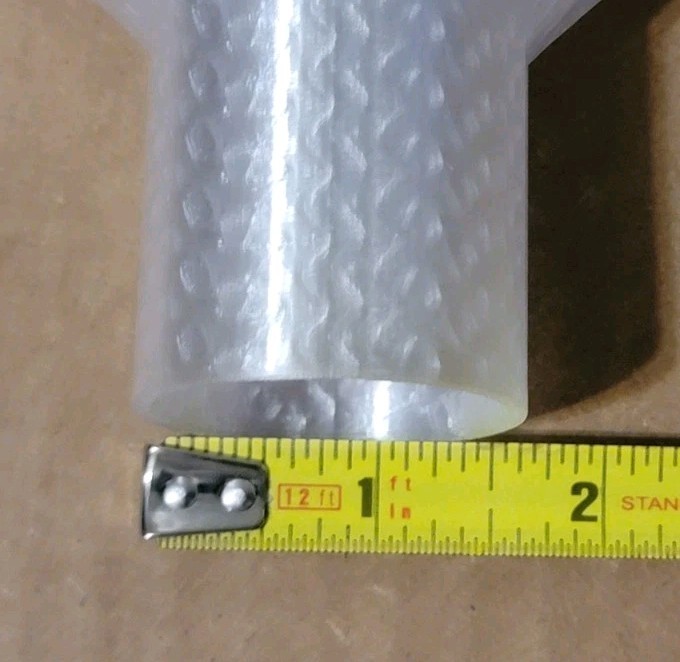 3D Printed Nozzle Attachment for Festool Dust Extractor Clear Petg Material