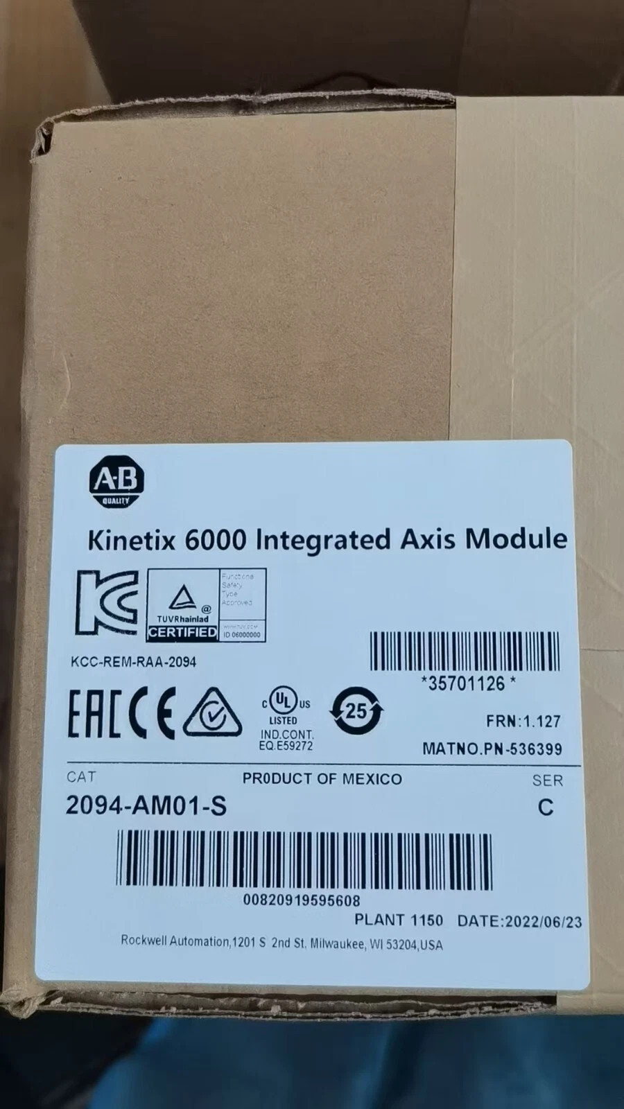2094-AM01-S New AB drive IN STOCK ship by UPS/Fedex