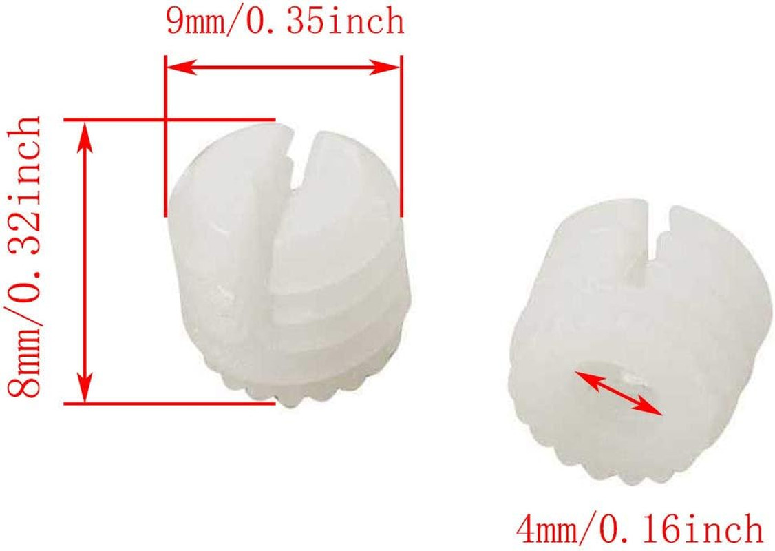 Easy Install 20PCS Plastic Dowel Inserts + Screws - For Secure Cabinet Hinge