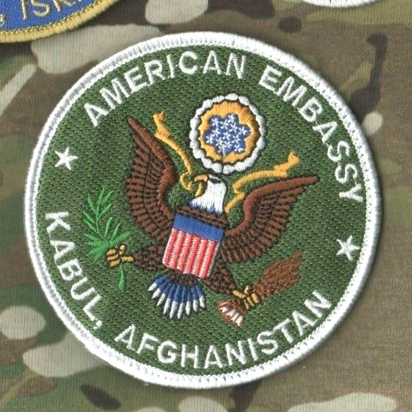 STATE DEPT DIPLOMATIC SECURITY vêlkrö PATCH: AMERICAN EMBASSY KABUL AFGHANISTAN