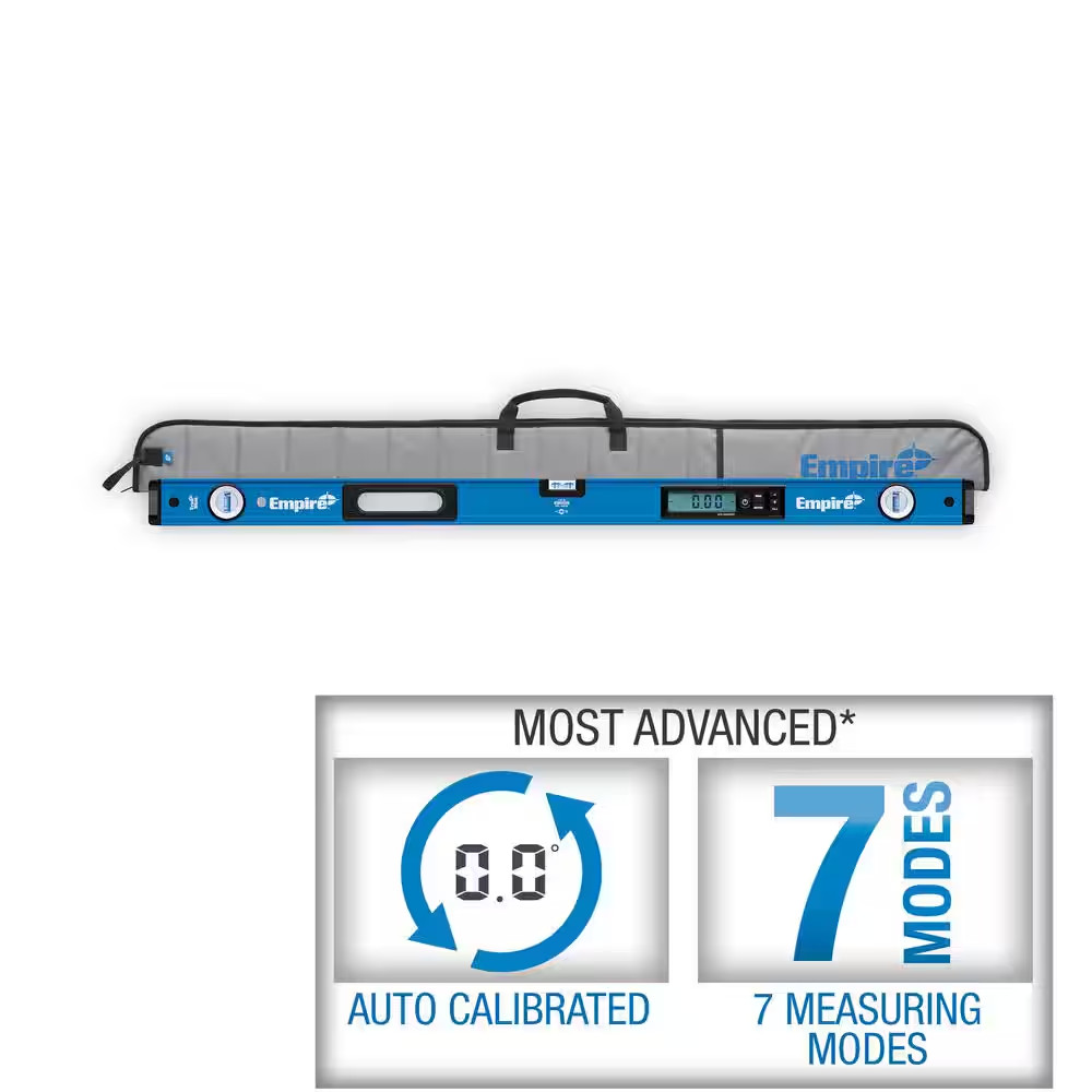 48 In. True Blue Digital Box Level with Case