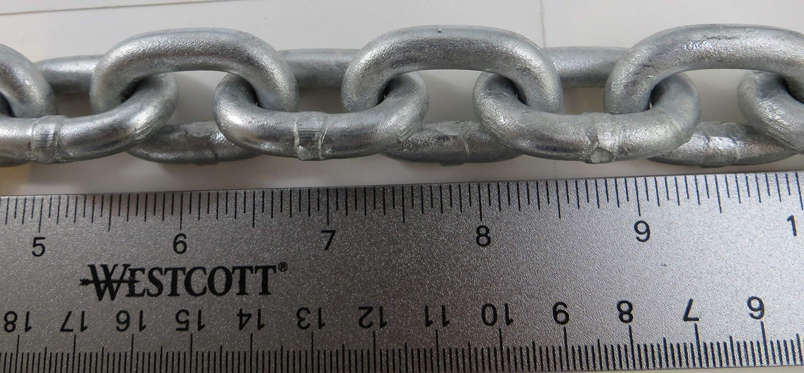 US Galvanized Windlass 1/4" x 4' ISO G4 Anchor Chain HDG with Galvanized...