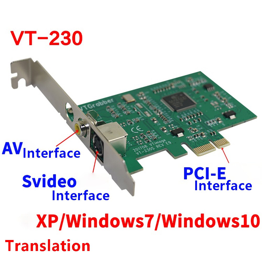 VT-230 Video Image Acquisition Card PCI-E Interface
