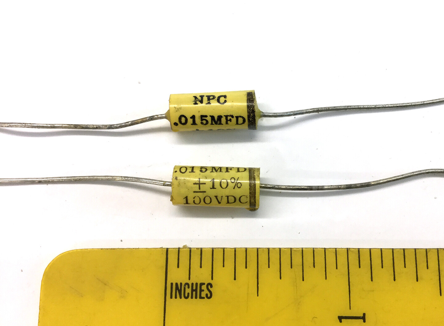 50 NOS NPC Capacitors .015 MFD @ 100 VDC