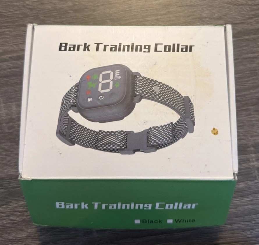 NEW-Rechargeable BARK TRAINING COLLAR Adjustable Levels, Waterproof