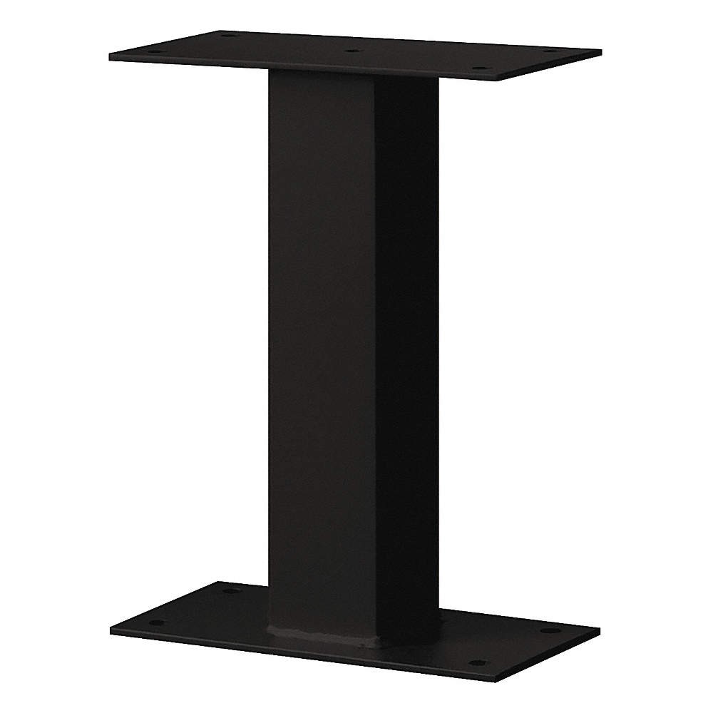 SALSBURY INDUSTRIES 4395BLK Standard Pedestal,Black,16 in. H 33KR42