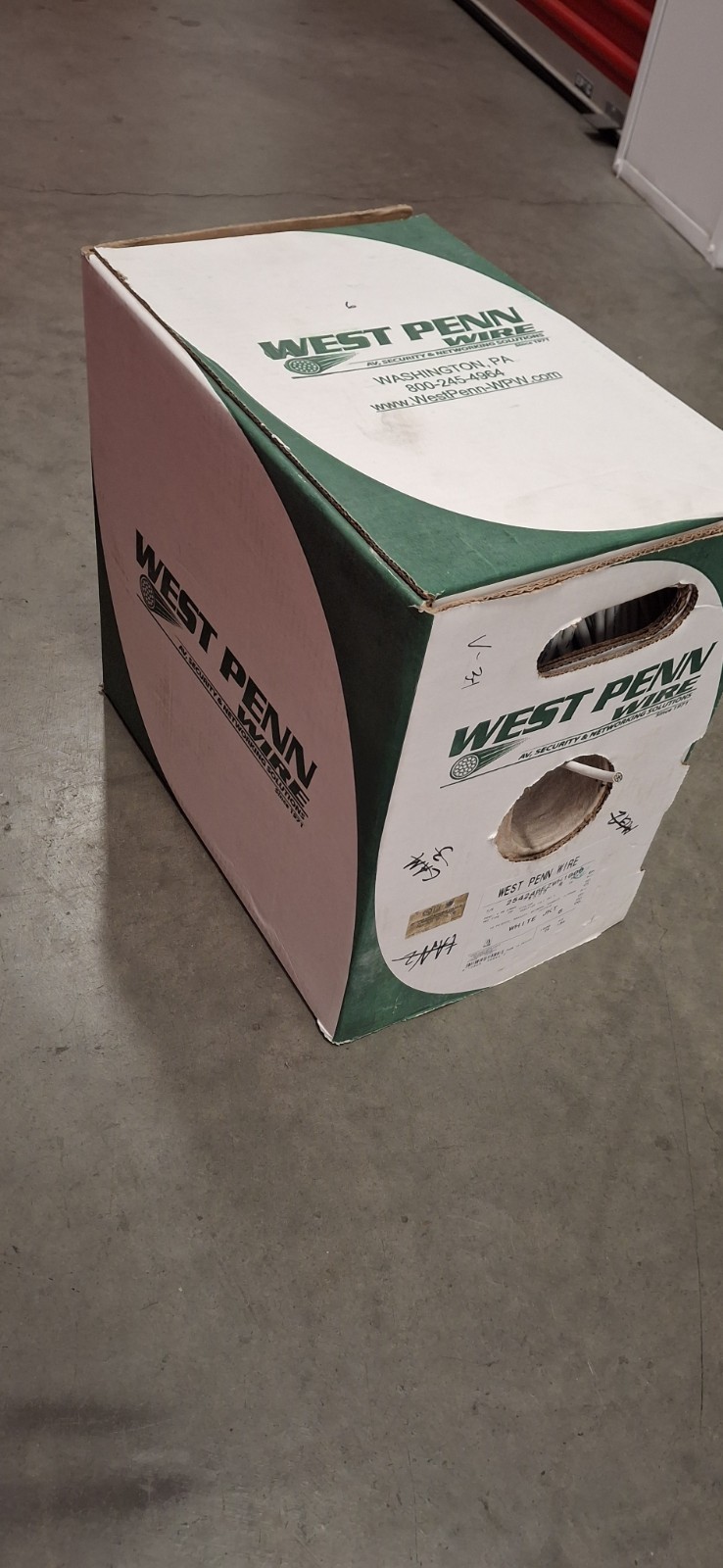 unshielded Cat-6 cable 429 ft