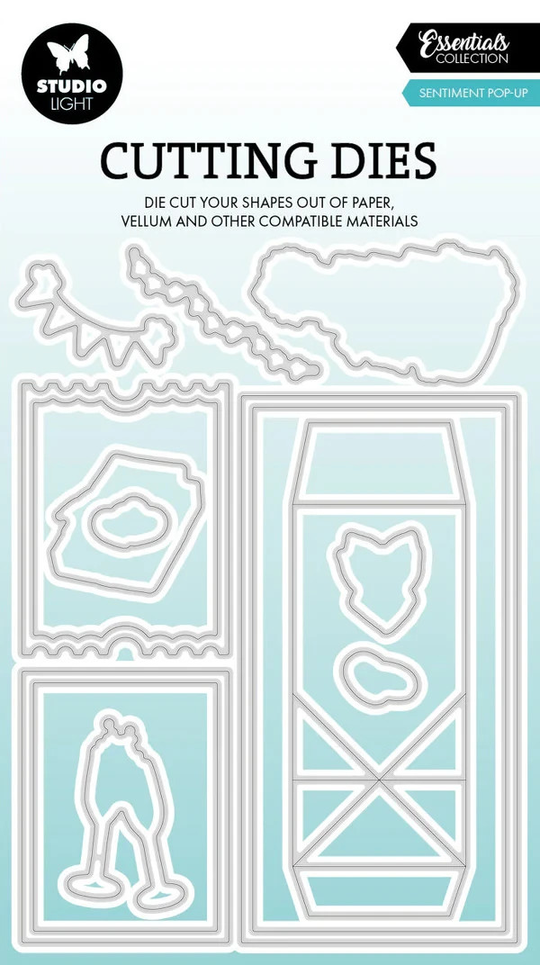 STUDIO LIGHT - METAL CUTTING DIE - SENTIMENT POP UP
