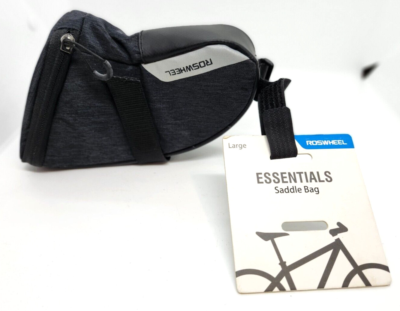 Roswheel Essentials Saddle Bag 1.5L Black Large Cycling Gear New with Tags