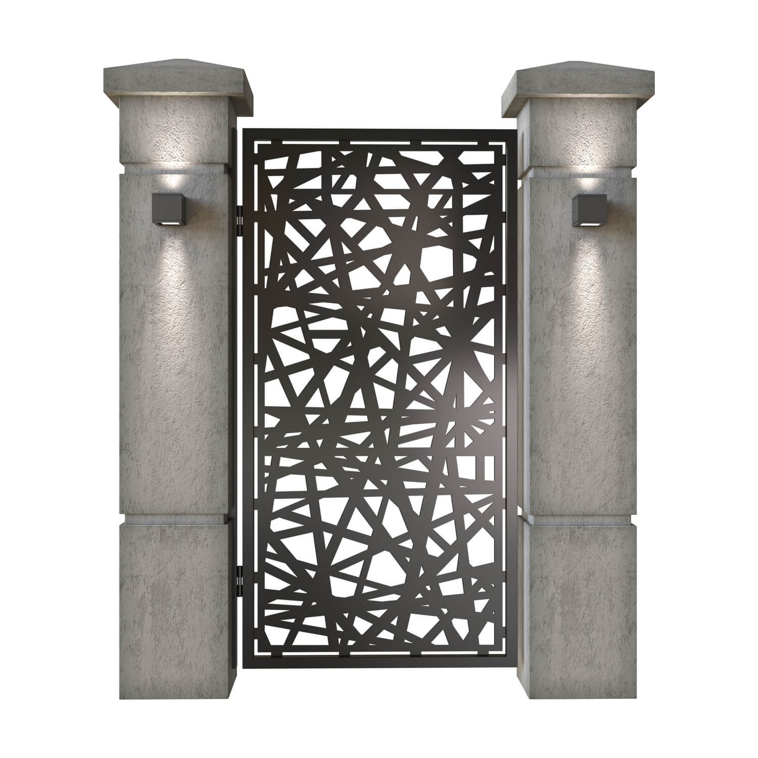 Gorgeous Custom Handcrafted Metal Entry Gate