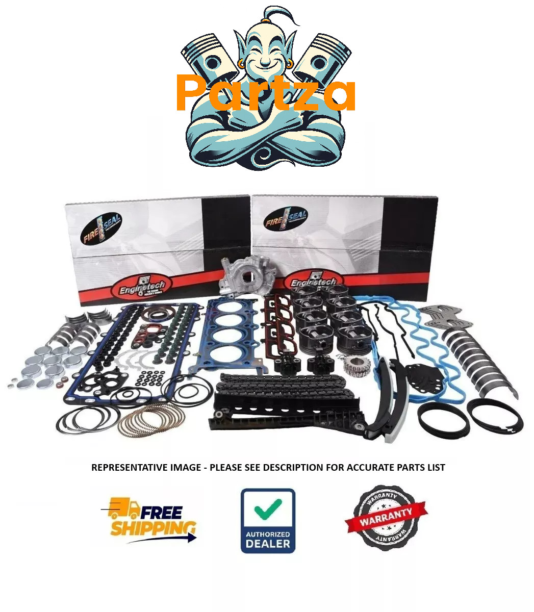 Engine Rebuild Kit Fits 2007-2014 Chevy Silverado Yukon Denali 6.2L LS VIN 2,8