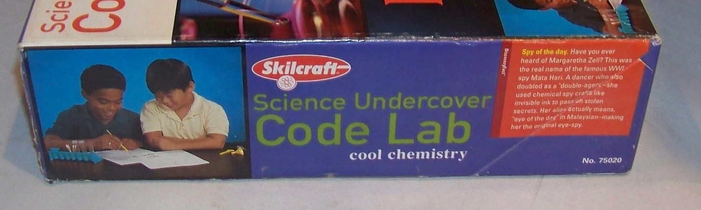 SKILLCRAFT DISCOVERY CHANNEL SCIENCE UNDERCOVER CODE LAB COOL CHEMISTRY SET NIB