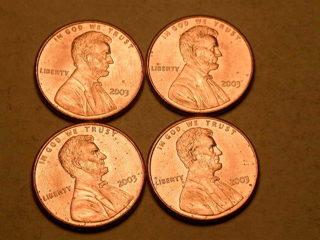 2003 P DDR??? Doubled Die Reverse Nice Red Uncirculated Lincoln Cent RARE!! #2