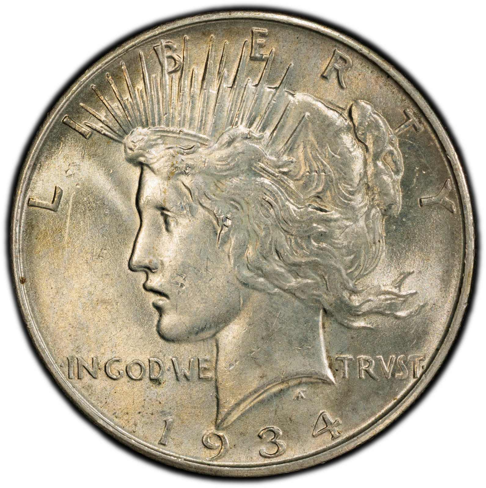 1934-D Peace Silver Dollar – PCGS MS62