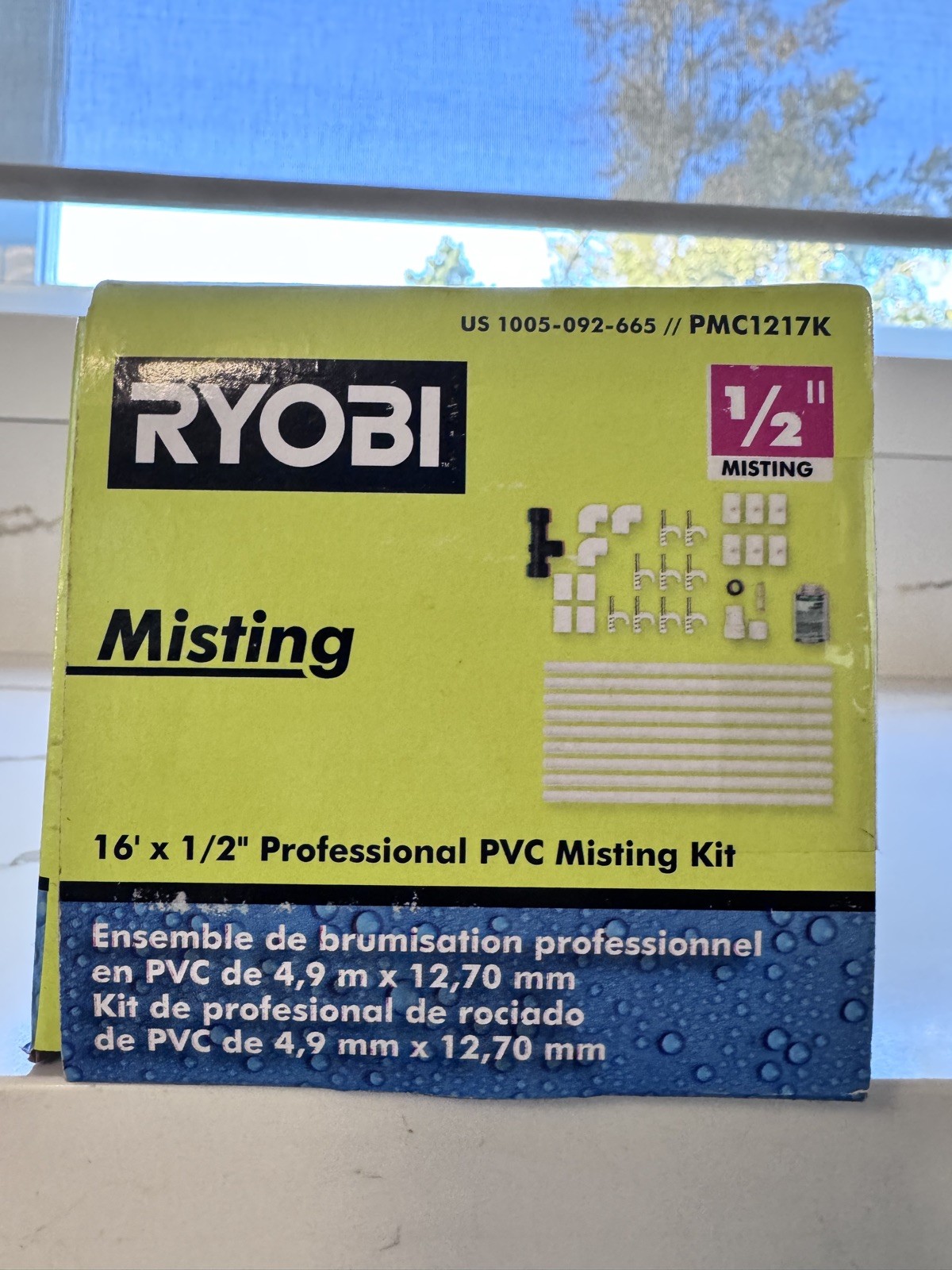 RYOBI 16 ft. x 1/2 in. Professional PVC Misting Kit PMC1217K