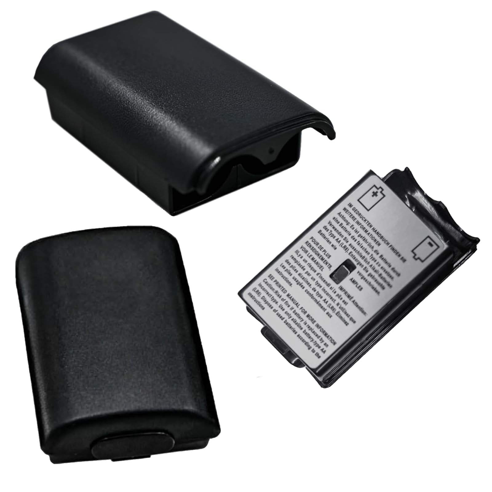 2 Pcs Battery Pack Cover for Xbox 360 Wireless Controller, Replacement 2