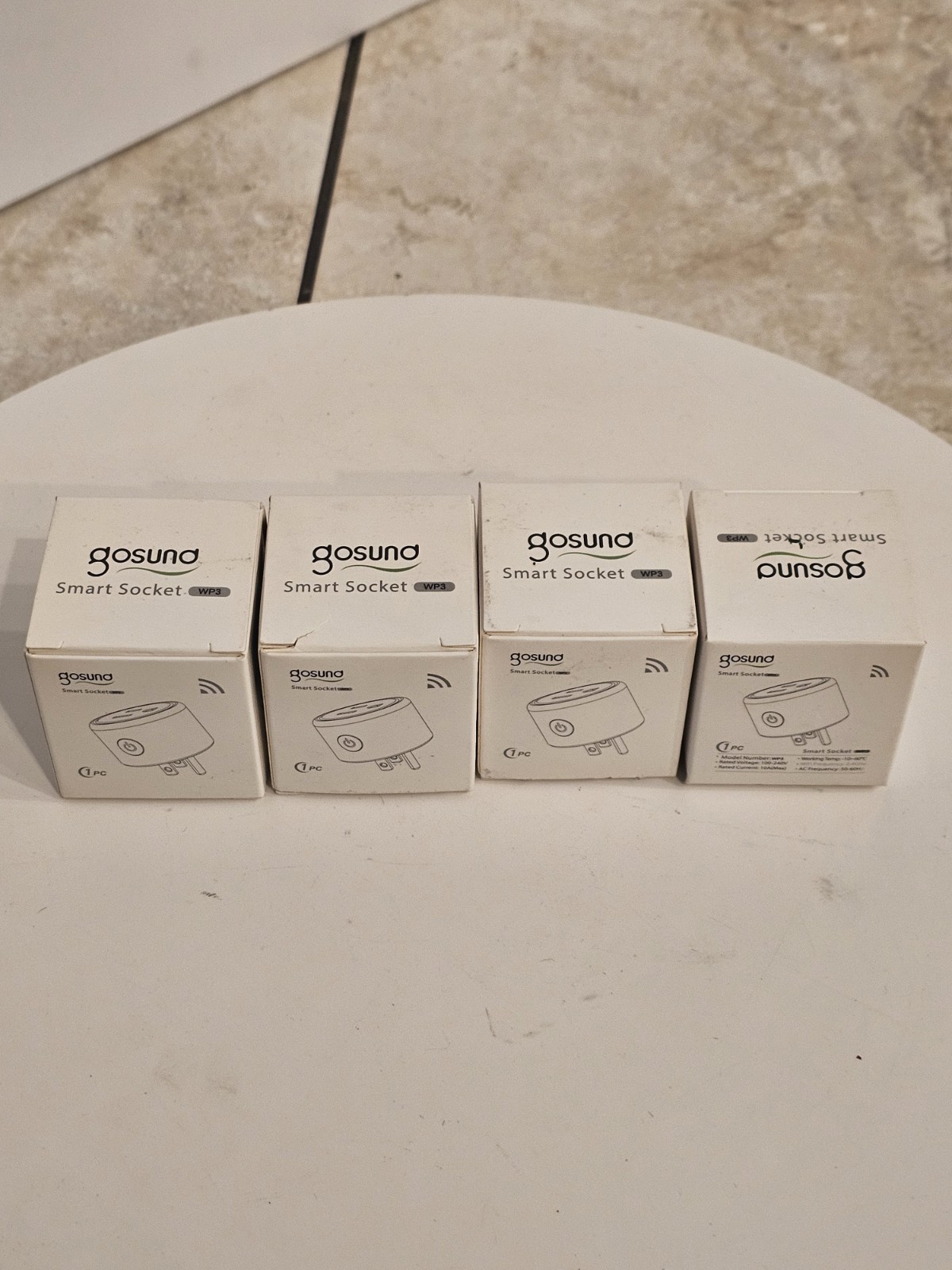 Open Box Gosung WP3 Smart Socket Pack of 4