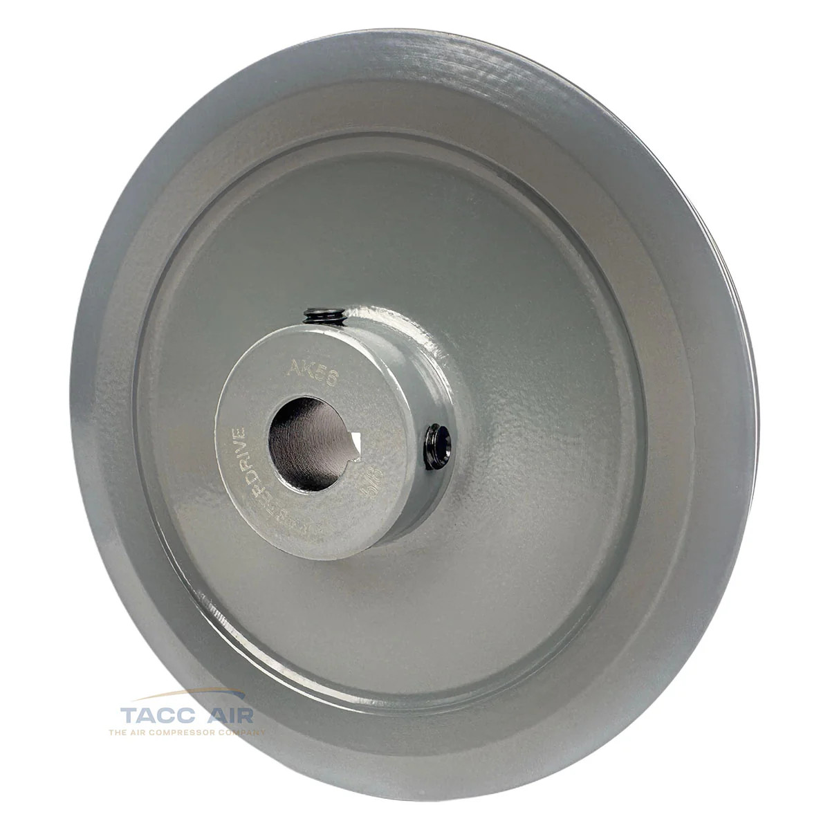 AK56-5/8 Cast Iron 5.5" Single Groove Pulley A Section V Belt 4L 5/8" Shaft Bore