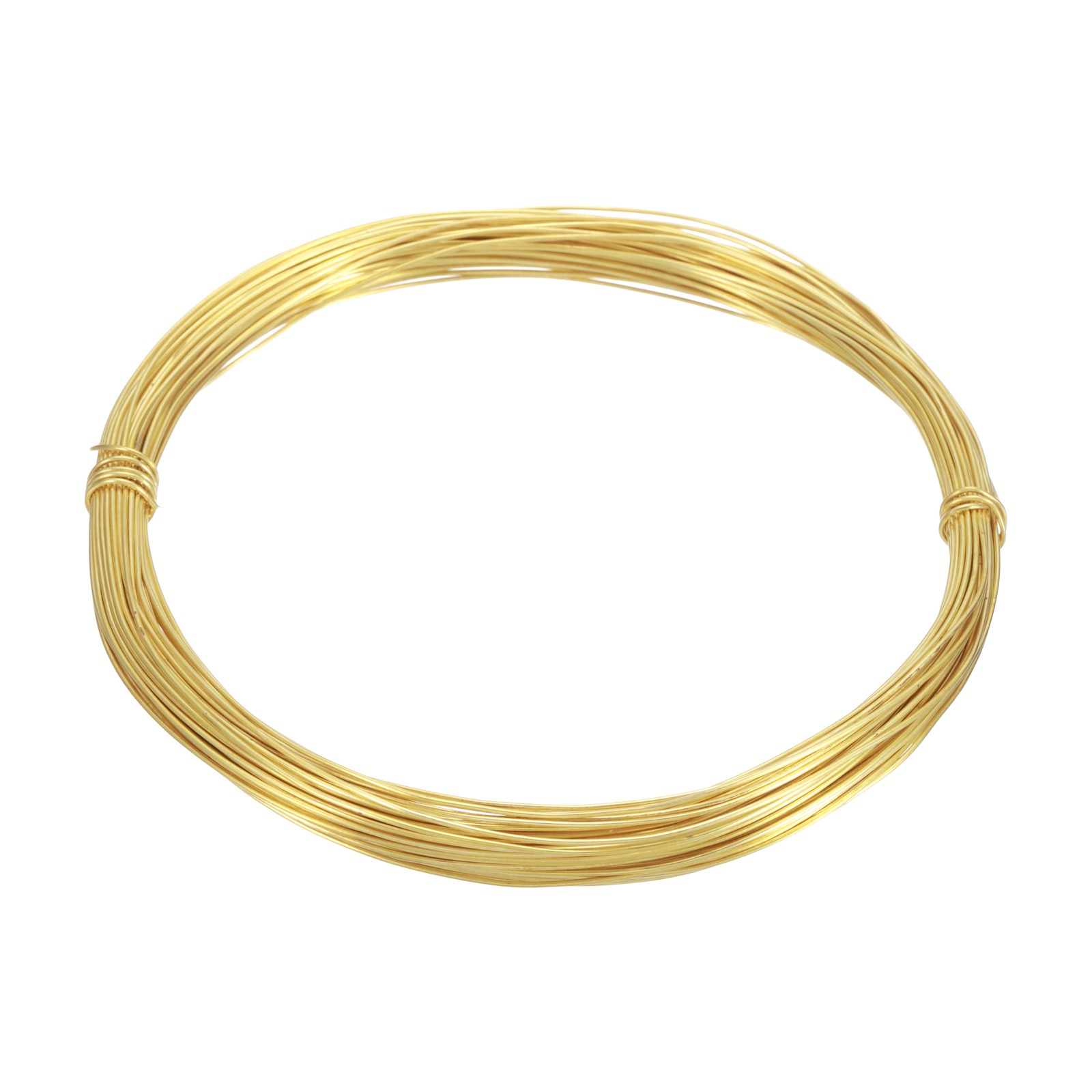 24 Gauge Brass Round Wire 50ft Craft Tarnish Resistant Beading Wires