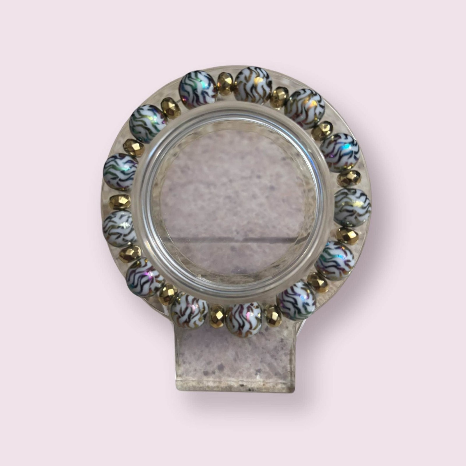Handmade Glass Beaded Bracelet 0185
