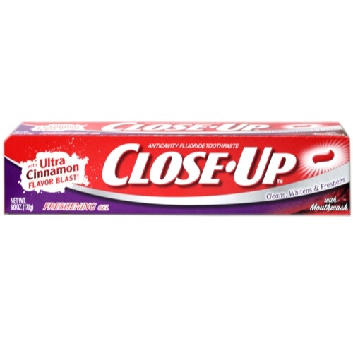 4 Pack Close Up Toothpaste Gel Freshening Red 6 Oz Each