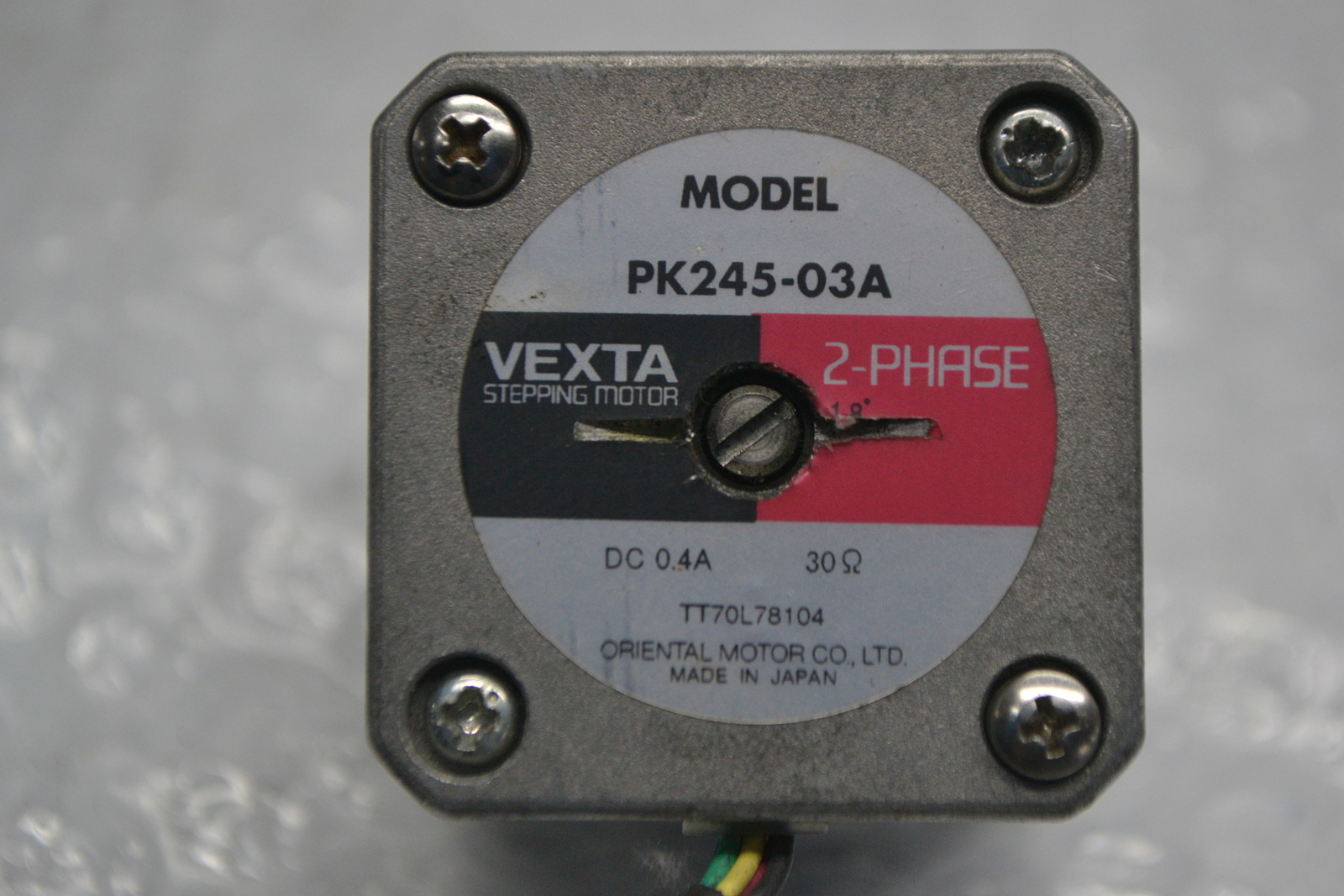 VEXTA PK245-03A STEPPER MOTOR UNMP