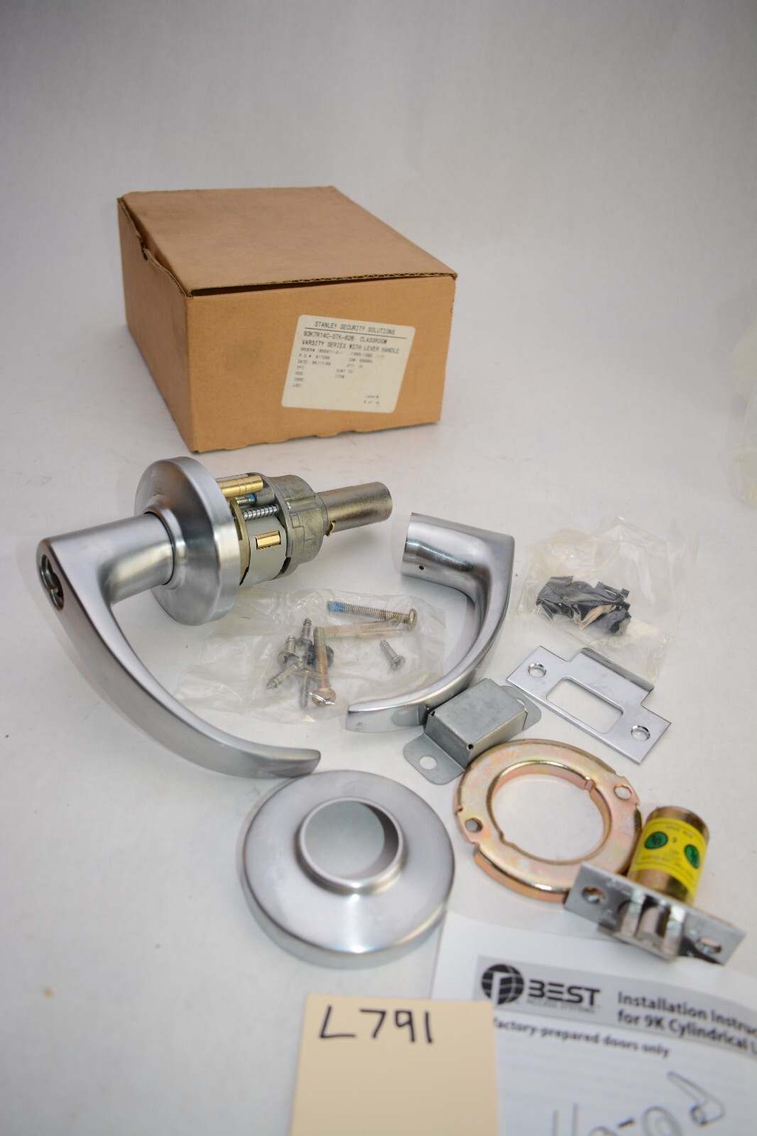 STANLEY SECURITY SOLUTIONS 93K7R14C-STK-626 Commercial lock Door Handle Lever