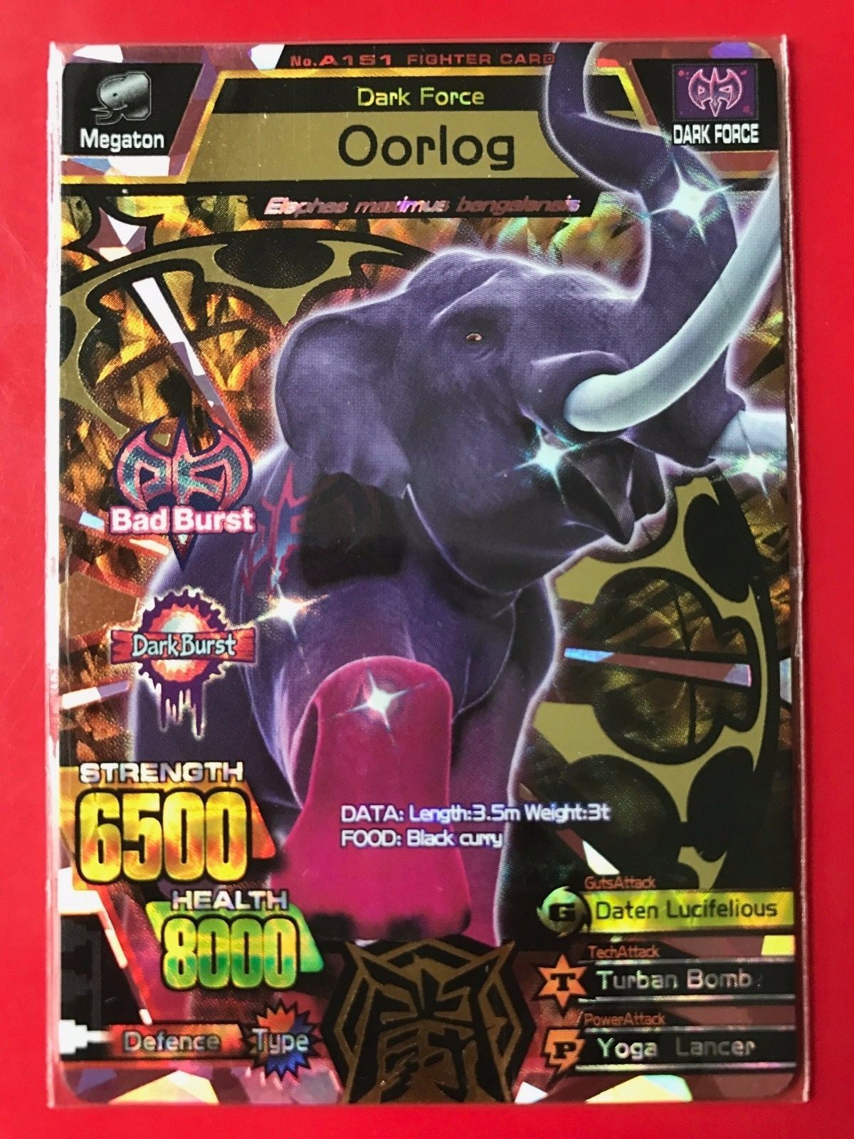 Strong Animal Kaiser Evolution (SAKE) 3 Ultra Rare Card - Oorlog