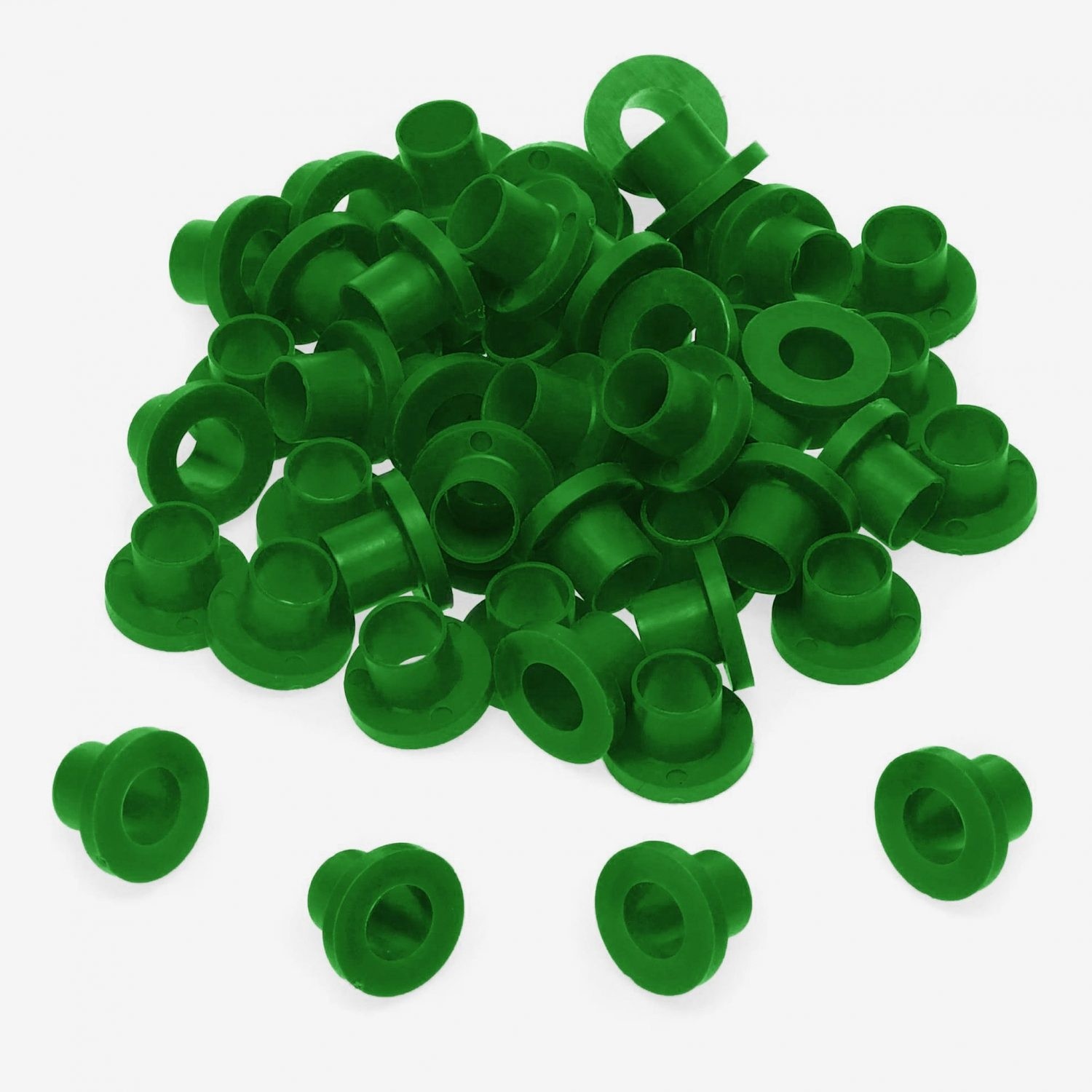 Danmar - TRW100G - 100 Pack Nylon Tension Rod Washers - Green