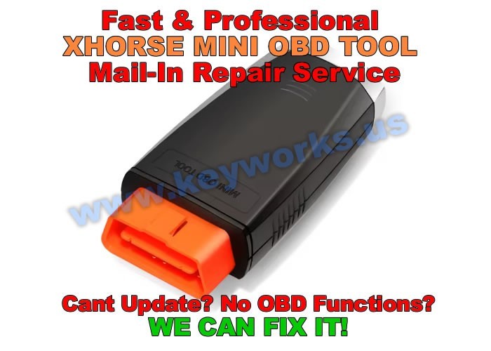 XHorse Mini OBD Tool Repair - Fast and Professional Mail-in Repair