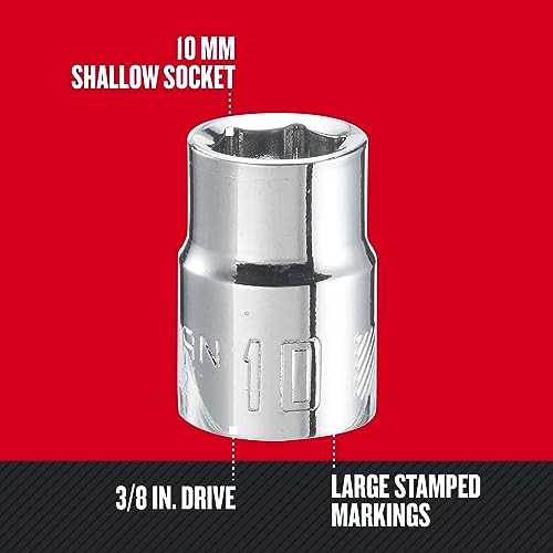 CRAFTSMAN 10mm Shallow Socket 3/8 Drive 6 Point