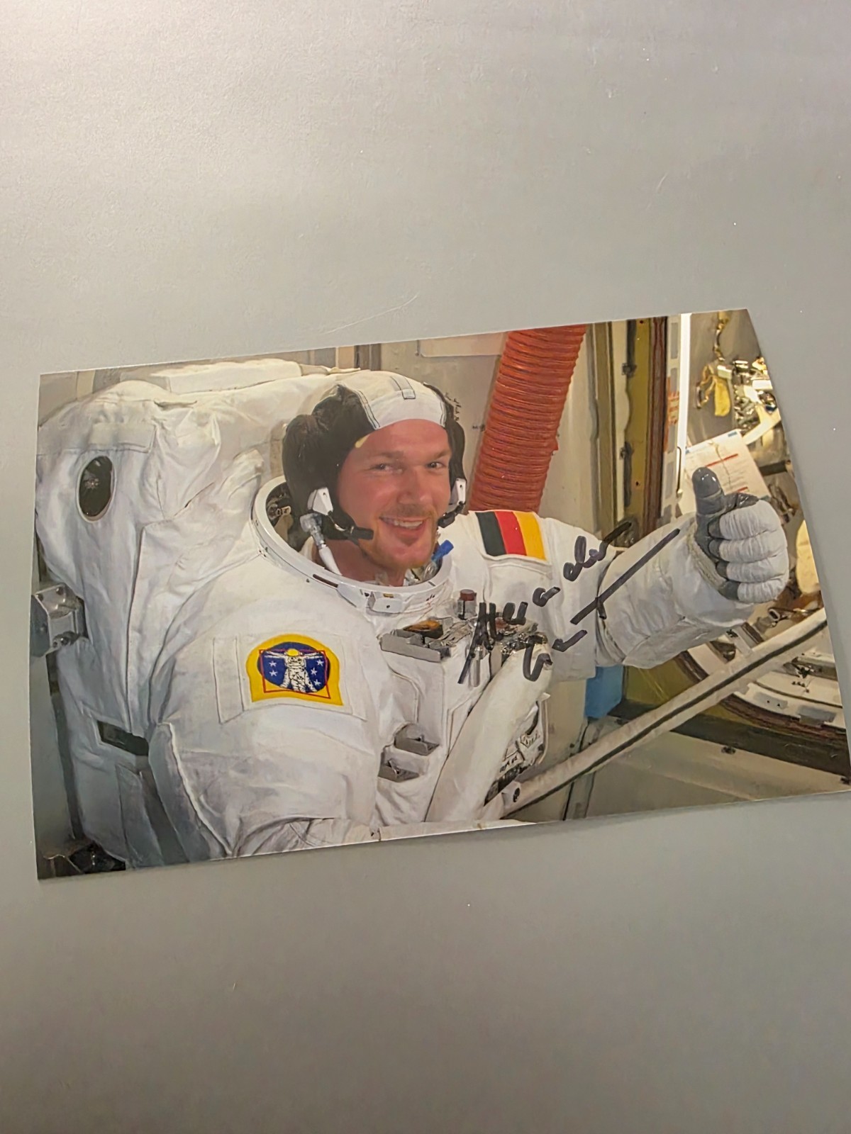 Alexander Gerst signed photo approx 13x17 autograph (6009) + COA