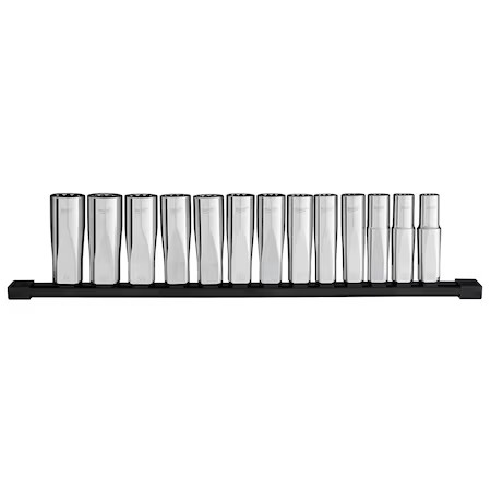 Milwaukee Tool 48-22-9524 Deep Well Socket Set Metric 12Pt