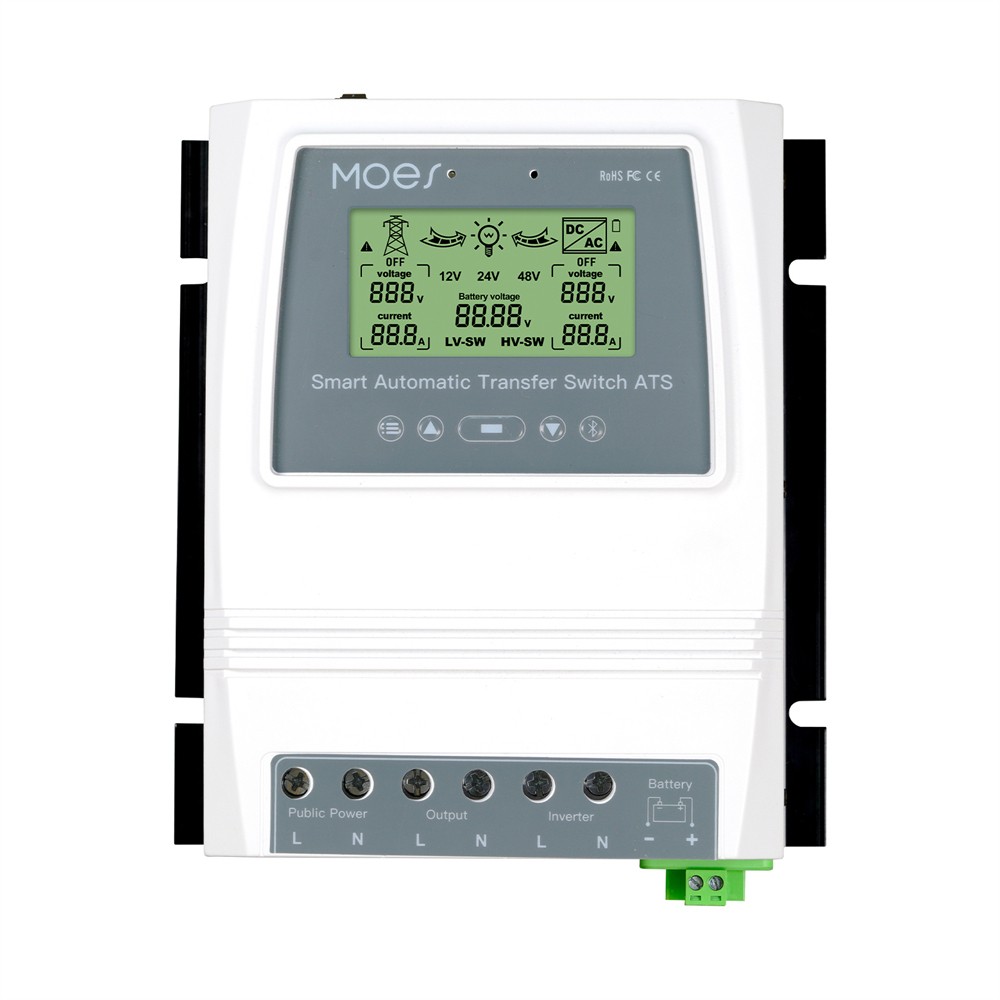 MOES Tuya BT Intelligent Dual Power Controller 80A 16KW ATS Automatic BZEV JWQD