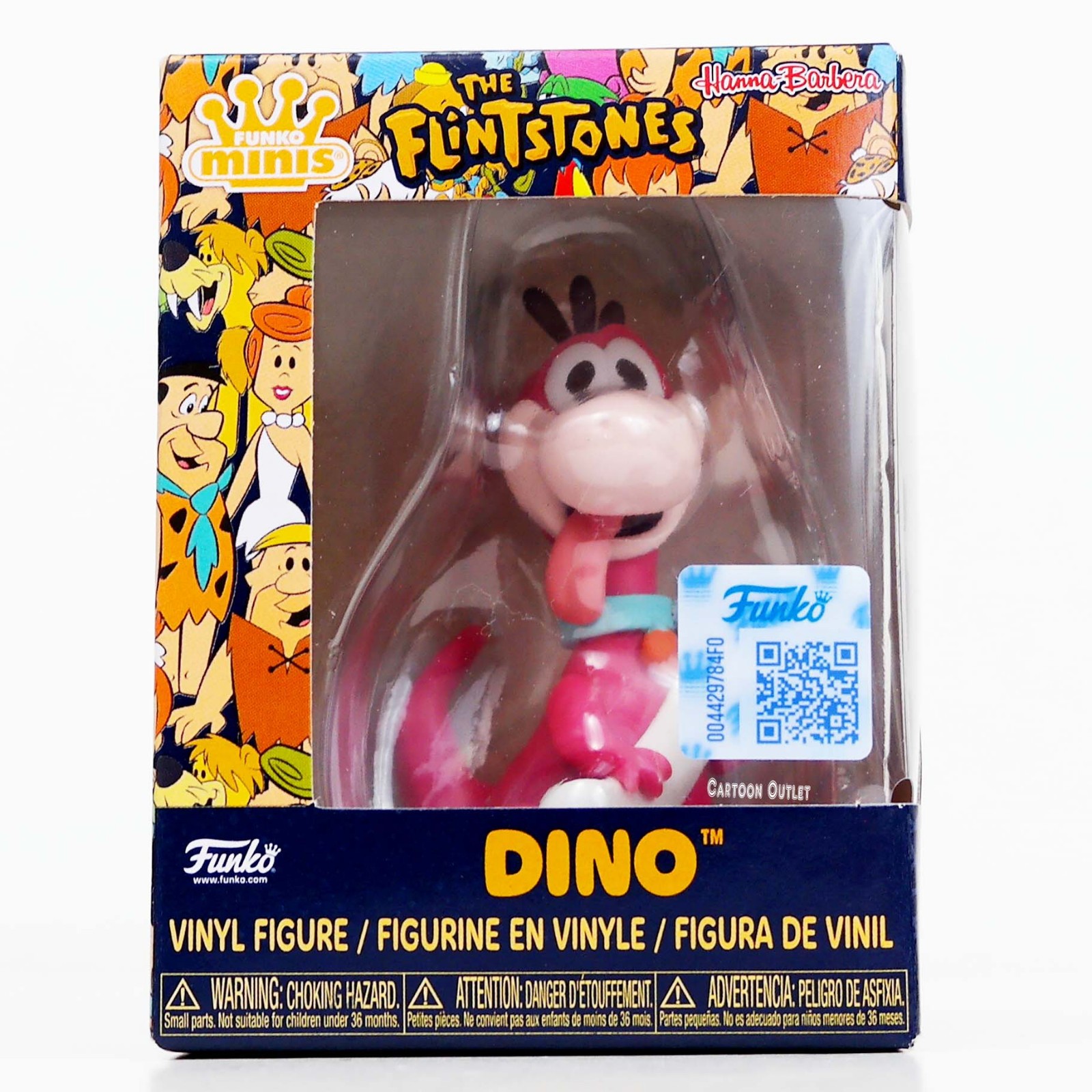 The Flintstones Dino Flinstone Figure 3.5" Funko Minis Collectible Figurine Doll