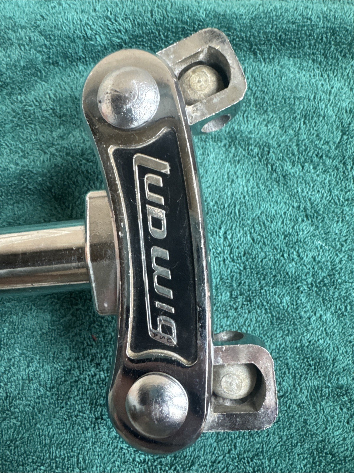 Ludwig 70s Double Tom Drum Holder Mount Post 9 1/2” x 1”