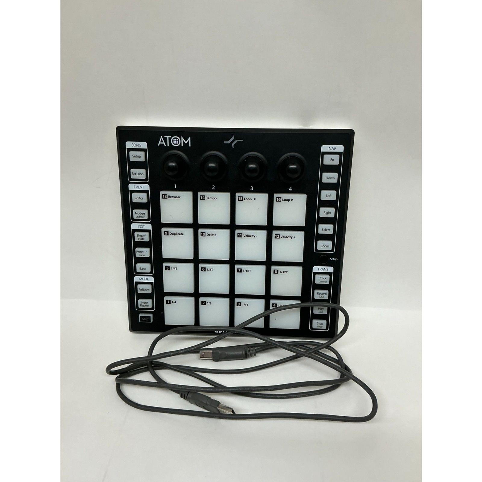 PreSonus Atom Production and Performance Midi Pad Controller W/ Cable