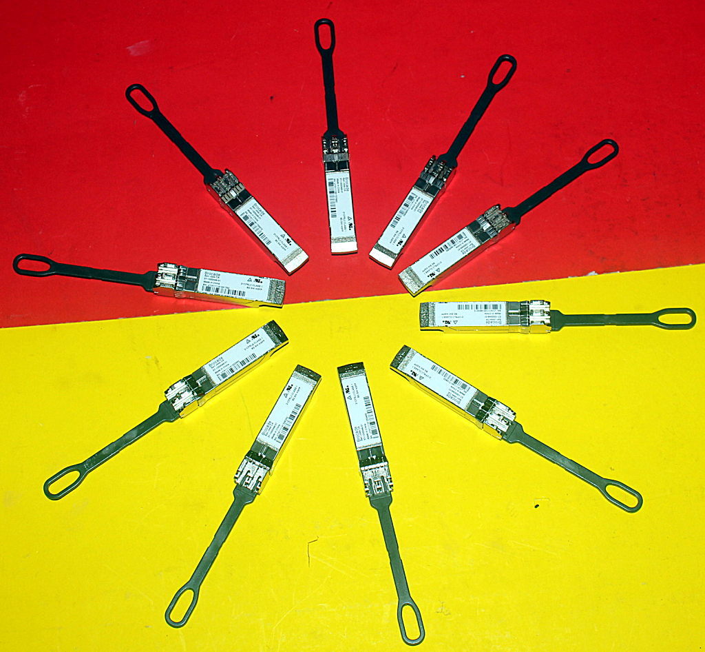 Lot of 10 Brocade 57-1000046-01 8Gbps XBR-000160 850nm Transceiver 190xAvail