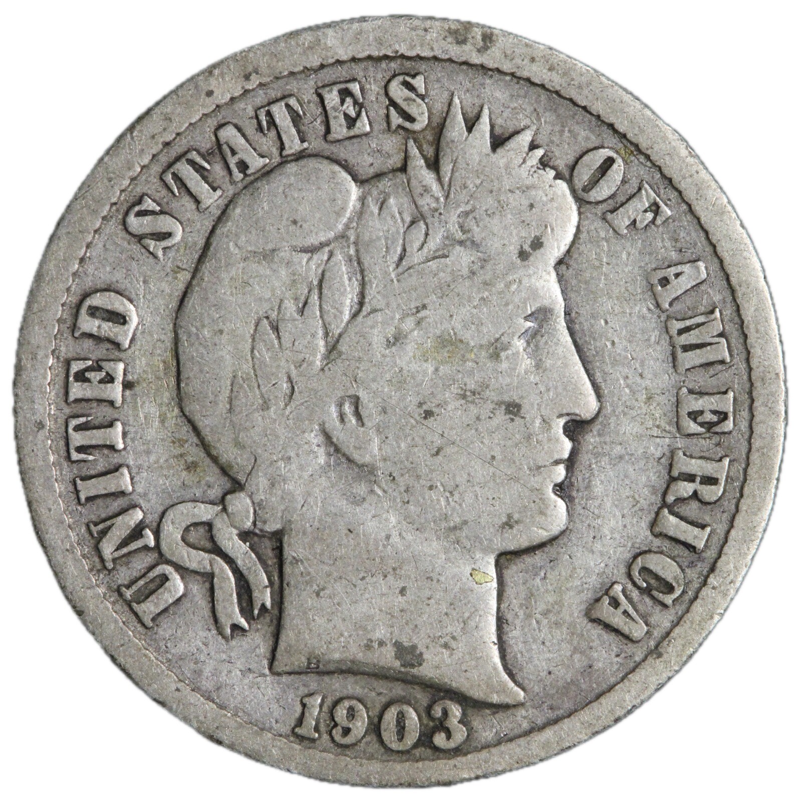 1903 Barber Dime Nice Circulated VG/FINE! Complete Your Album!