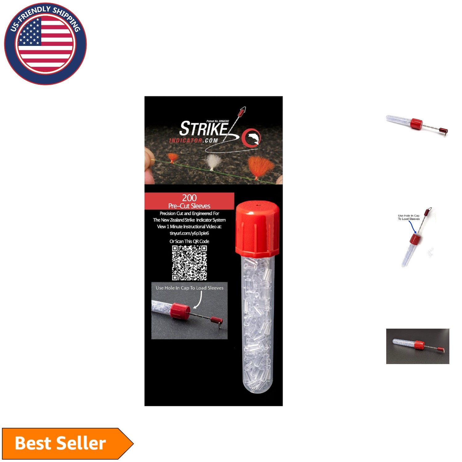 Enhance Your Fishing with 200 Precision Sleeves for Strike Indicator System
