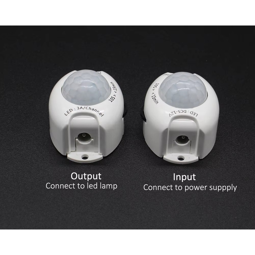 Motion Sensor Light 5V 12V DC Movement Detector Timer Automatic on OFF1432